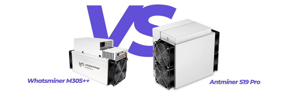 Antminer S19 Pro vs. Whatsminer M30S++