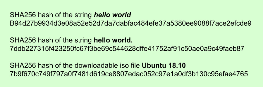 SHA256 Hash Samples